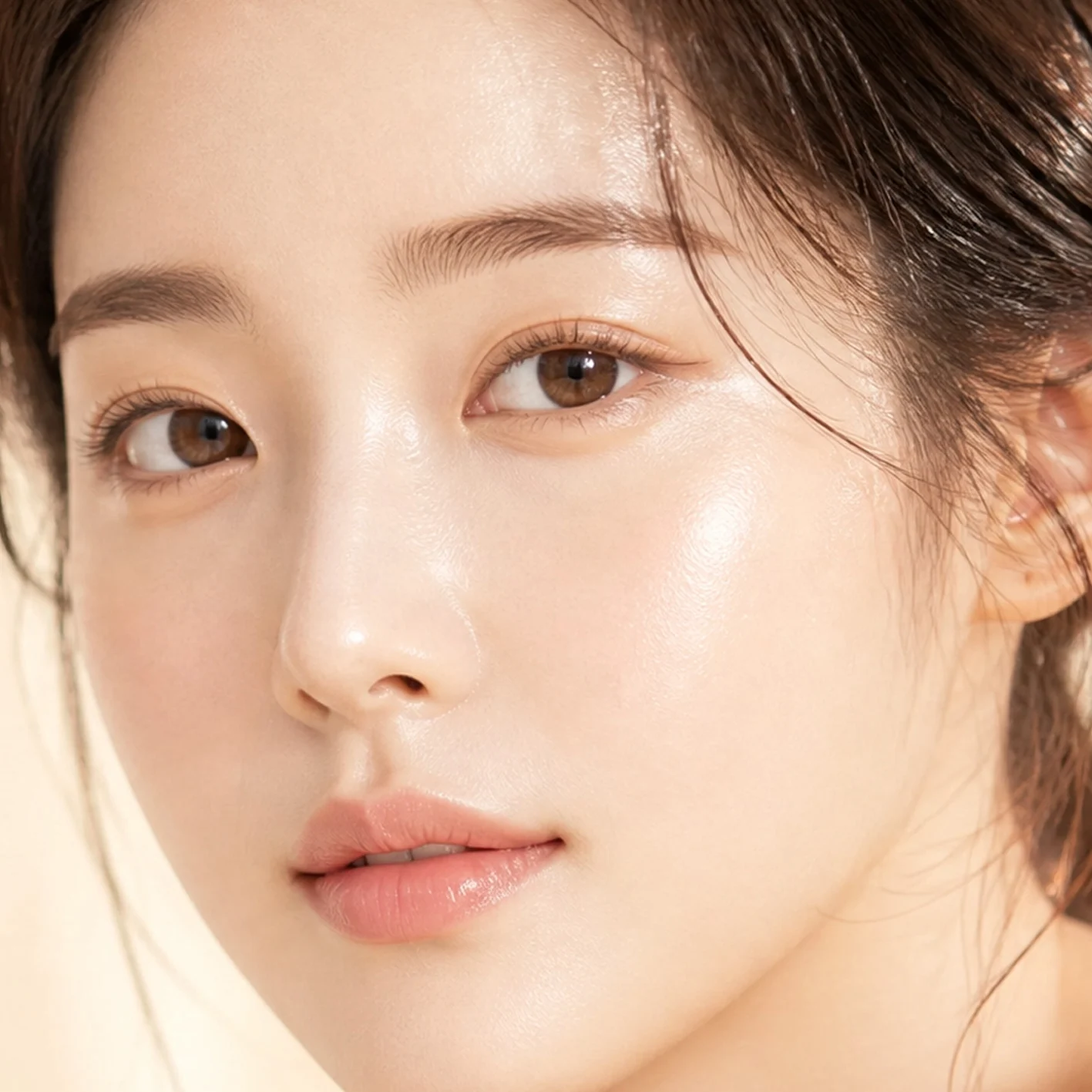 건강하고 맑은 피부 표현